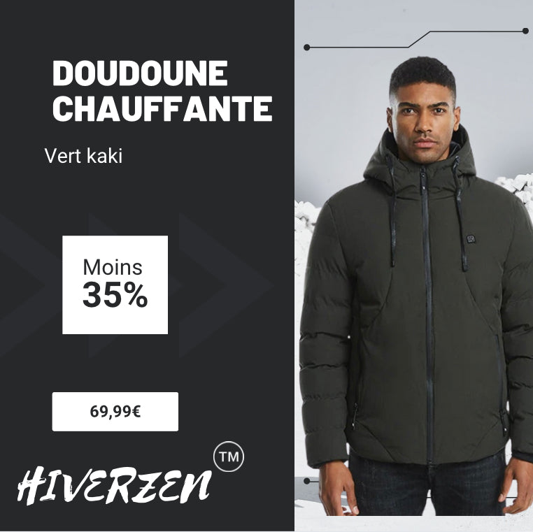 Doudoune Chauffante Hiver (Gant Offert)