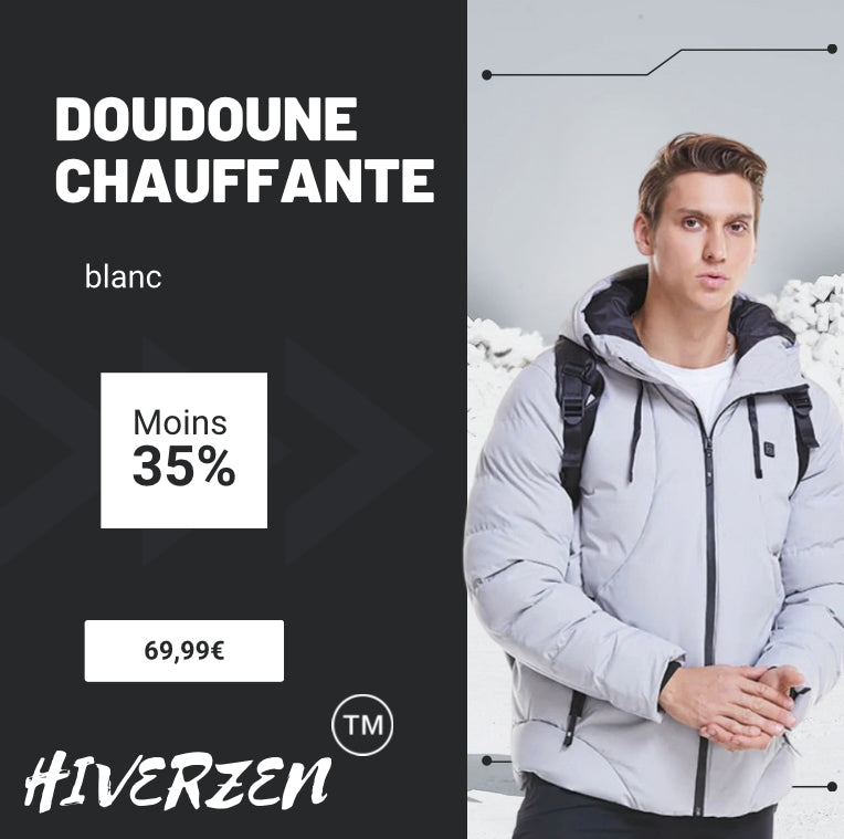 Doudoune Chauffante Hiver (Gant Offert)