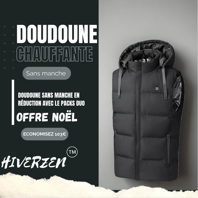 Doudoune Chauffante Hiver (Gant Offert)